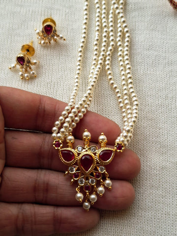 Small and Cute Traditional Tanmani Dark Pink