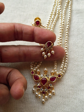 Small and Cute Traditional Tanmani Dark Pink