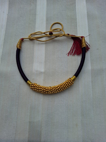 Designer Thushi with Purple Thread