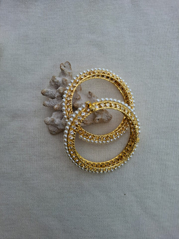 Traditional Pearl Tode Full White. Set of 2.
