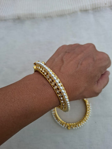 Traditional Pearl Tode Full White. Set of 2.