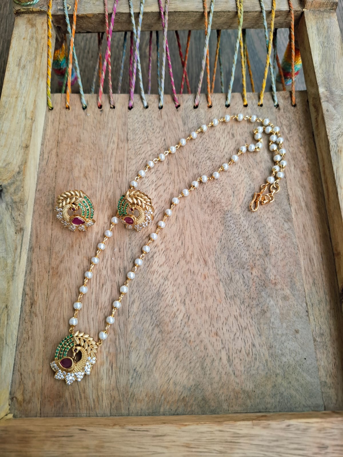 Cute Peacock Elegant Necklace Set 2