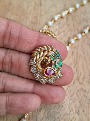 Cute Peacock Elegant Necklace Set 2