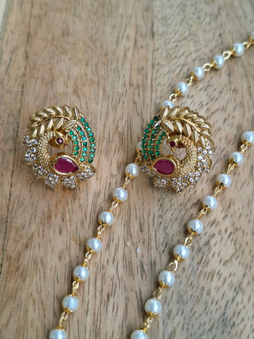 Cute Peacock Elegant Necklace Set 2