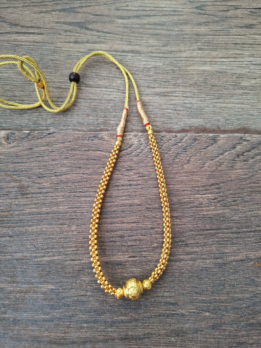 Golden Bead Thushi