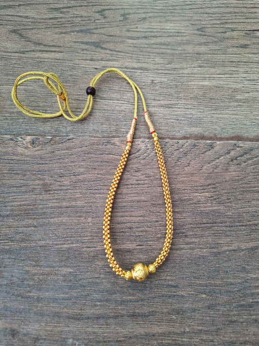 Golden Bead Thushi