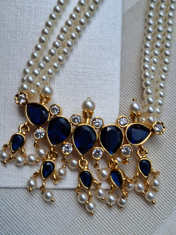 5 Stone Dark Blue Stone Zalar Tanmani