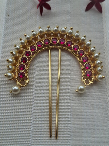 Red Pearl Hair Accessory
