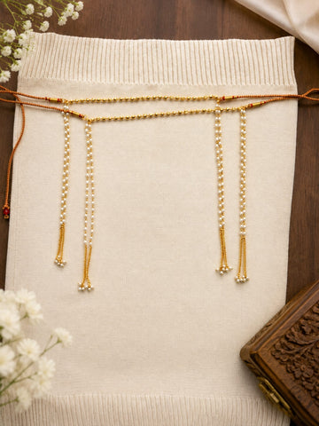 Delicate and Elegant Rice Pearl Mundavali