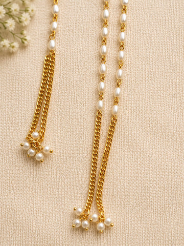 Delicate and Elegant Rice Pearl Mundavali