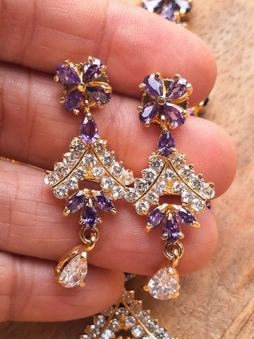 American Diamond Set (Neelambari)