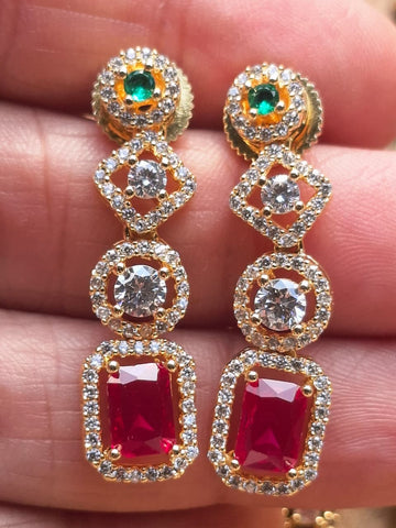 American Diamond Set (Prajakta)