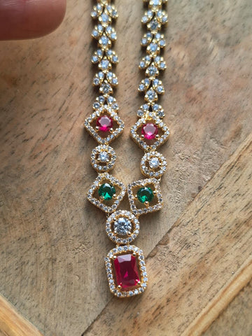American Diamond Set (Prajakta)