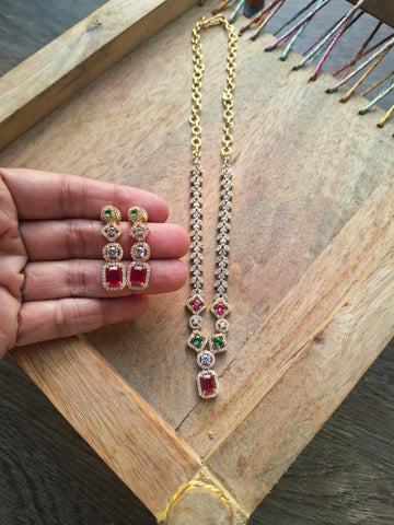 American Diamond Set (Prajakta)