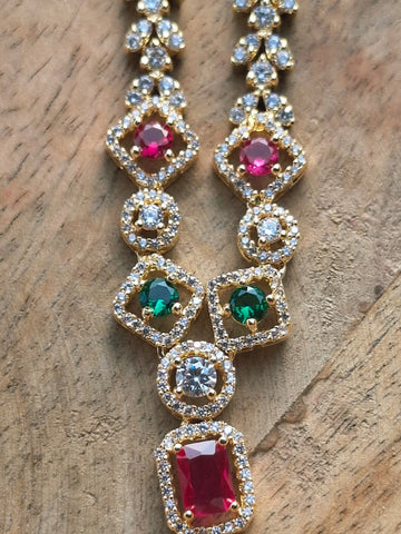 American Diamond Set (Prajakta)