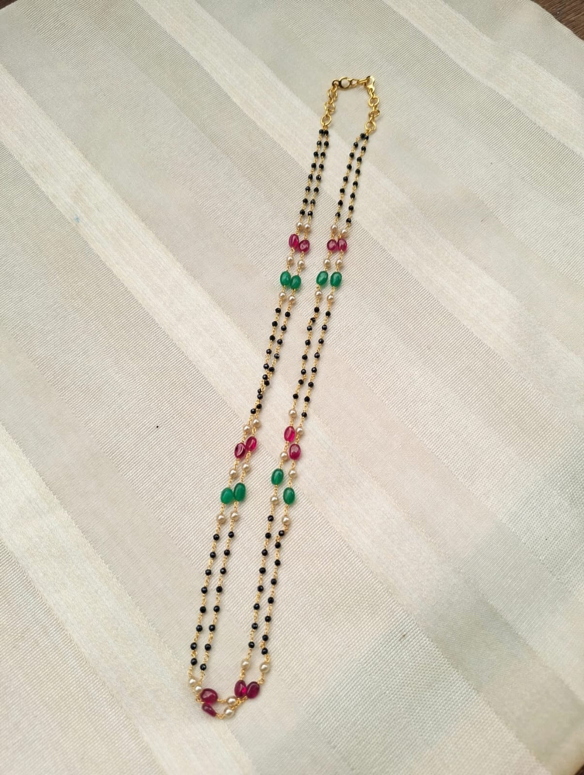 Designer Crystal Multicolourd Mangalsutra