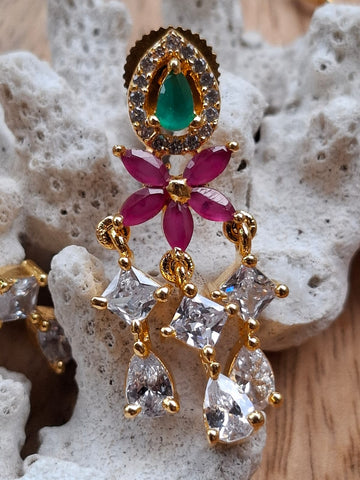 Sayuri Multicoloured Designer Necklace Set