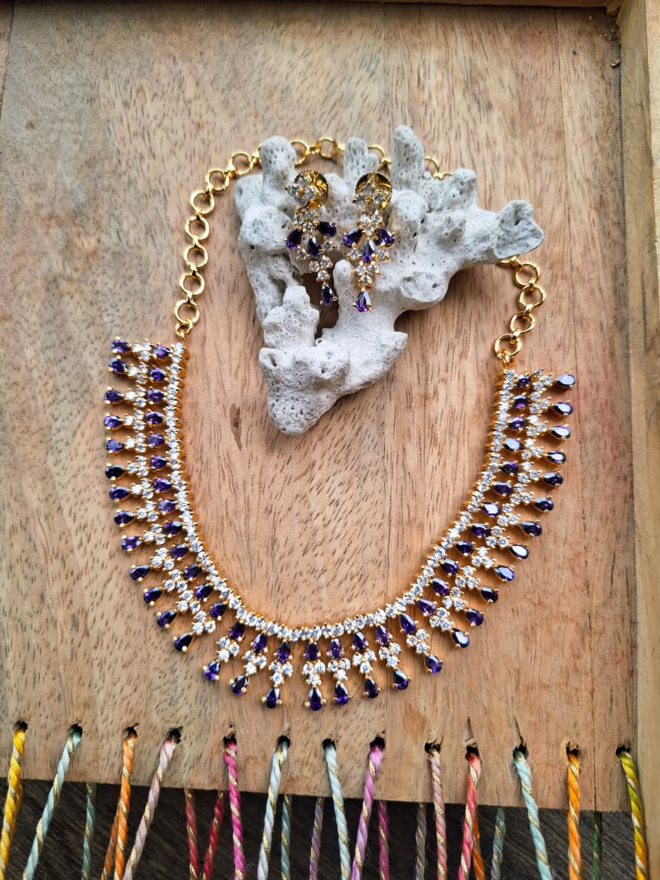 American Diamond Set (Nilika)