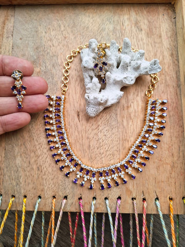 American Diamond Set (Nilika)