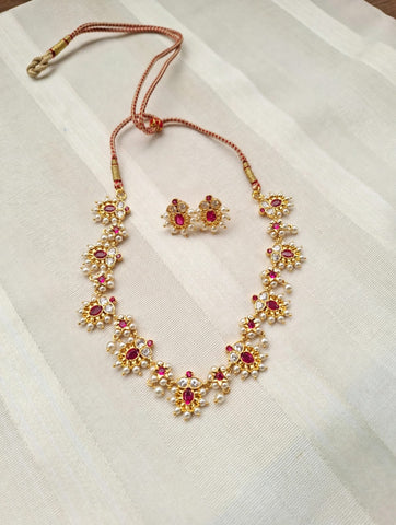 Manaswi Designer Royal Pearl Set