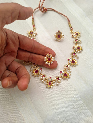Manaswi Designer Royal Pearl Set