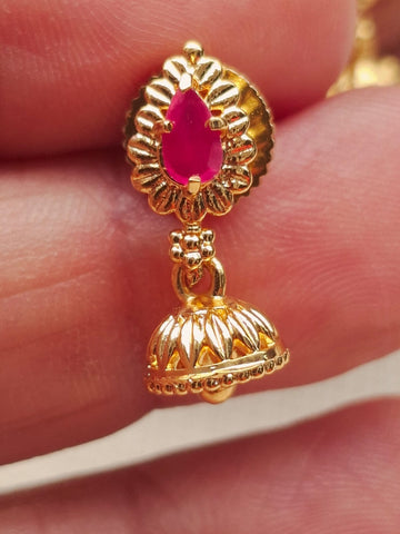 Small and Cute Golden Designer Zhumki - Siya
