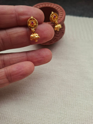 Small and Cute Golden Designer Zhumki - Asmi