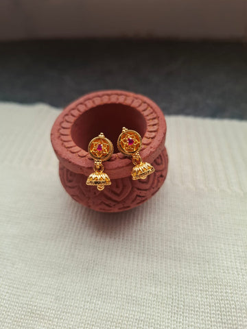 Small and Cute Golden Designer Zhumki - Asmi