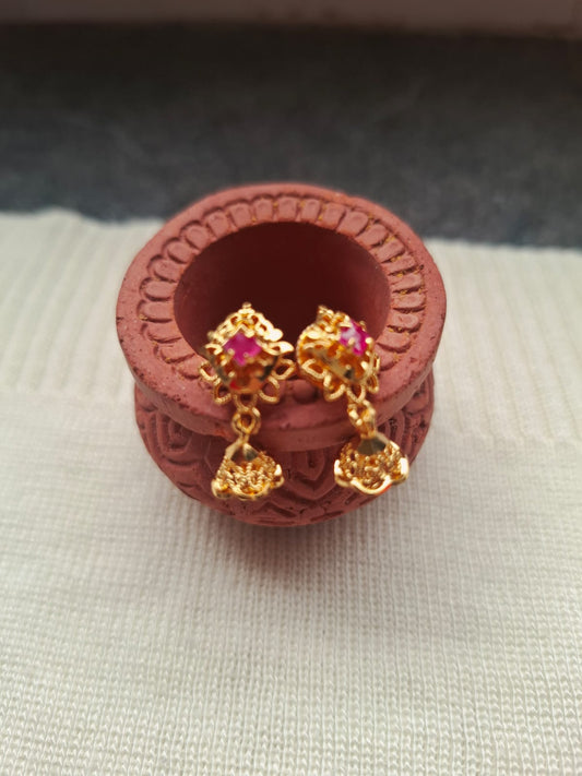 Small and Cute Golden Designer Zhumki - Jija
