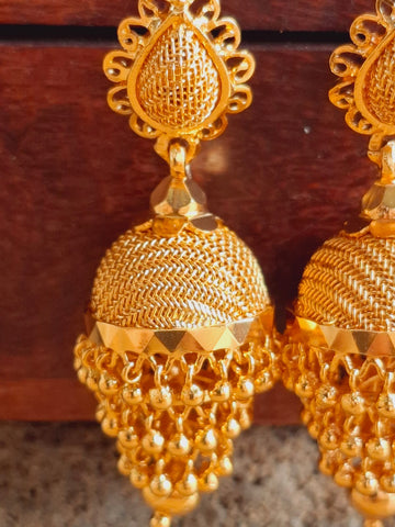 Golden Designer Zhumki - Radha