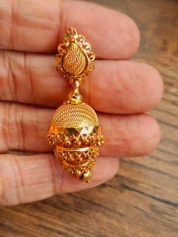 Golden Designer Zhumki - Radha