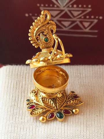 Haldi Kumkum Karanda Peacock