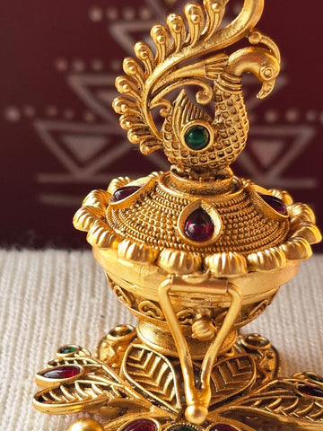 Haldi Kumkum Karanda Peacock