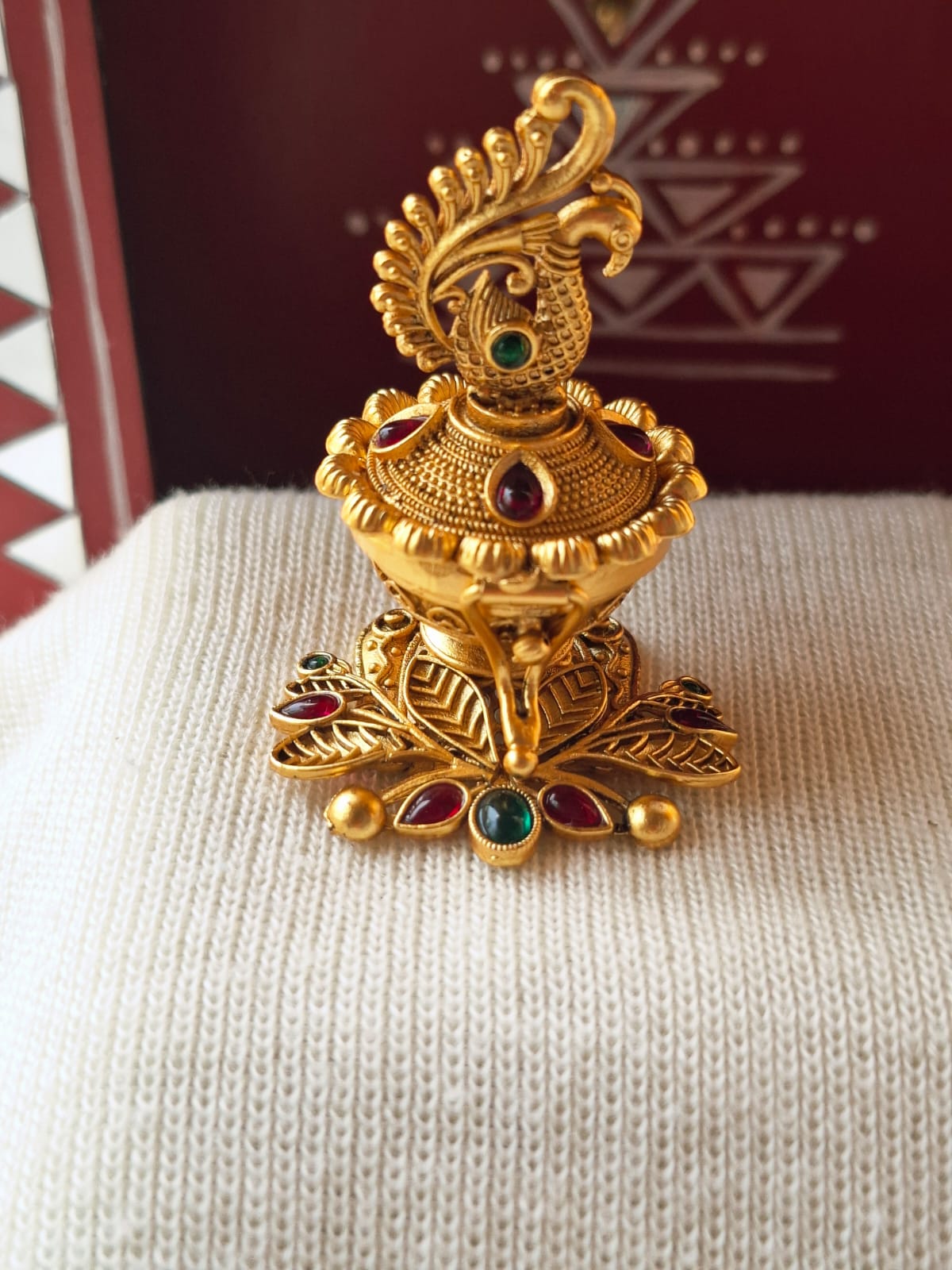 Haldi Kumkum Karanda Peacock