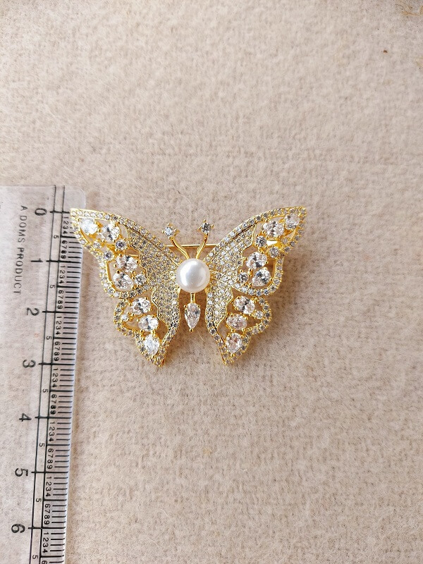 Beautiful Butterfly Saree Pin