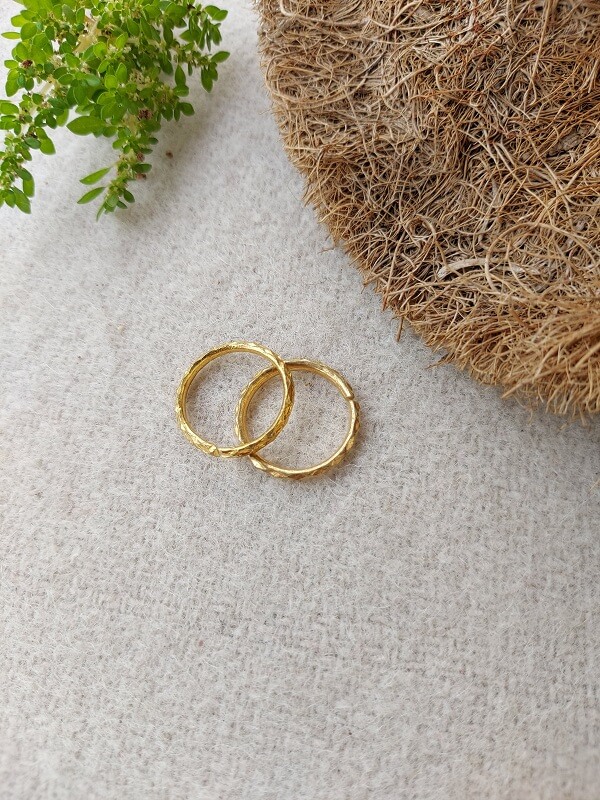 Traditional Single Lyre Toe Ring