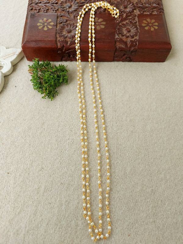 2 Lyre Rice-Pearl Chain