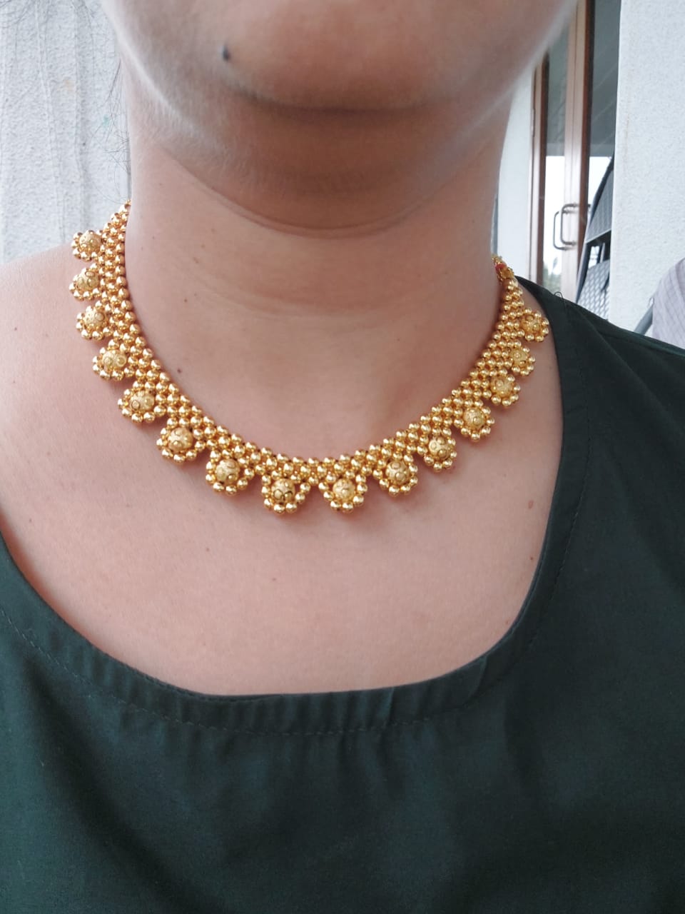 Silver Tussi Necklace-Gold Necklace Set Designs Online — KO Jewellery