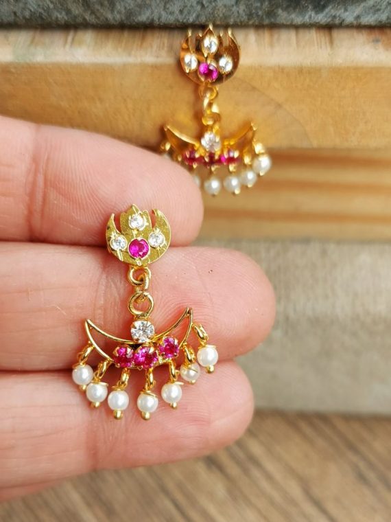 gold muvvala earrings